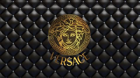 wallpaper versace logo|Versace wallpaper black and gold.